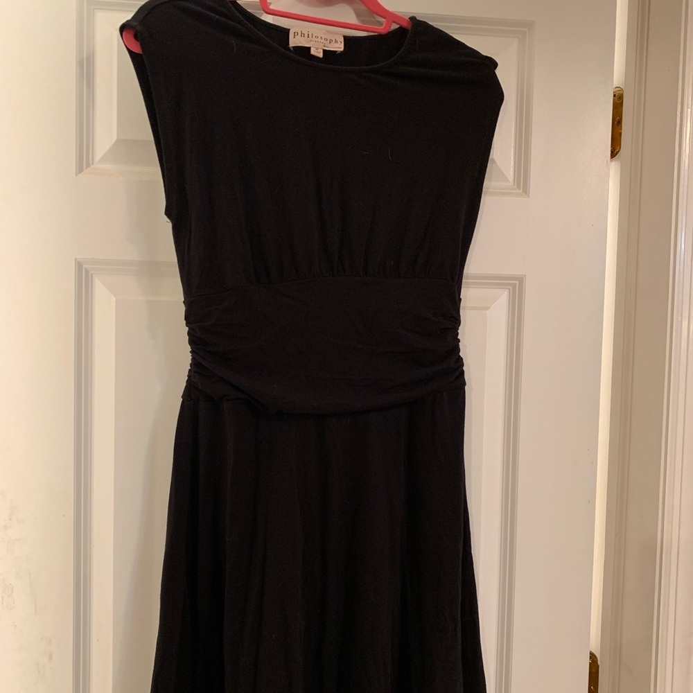 Black cotton dress